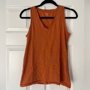 Madewell Burnt Orange Tank Top